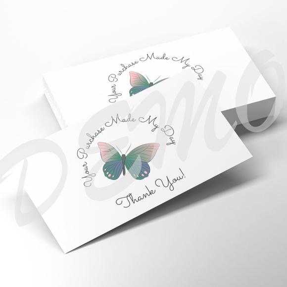 Thank You Business Cards - Picture 2 of 4